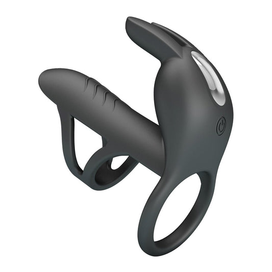 Party Up MARK USB Rechargeable Vibrating Cock Sleeve - Penis Sleeves and Extenders