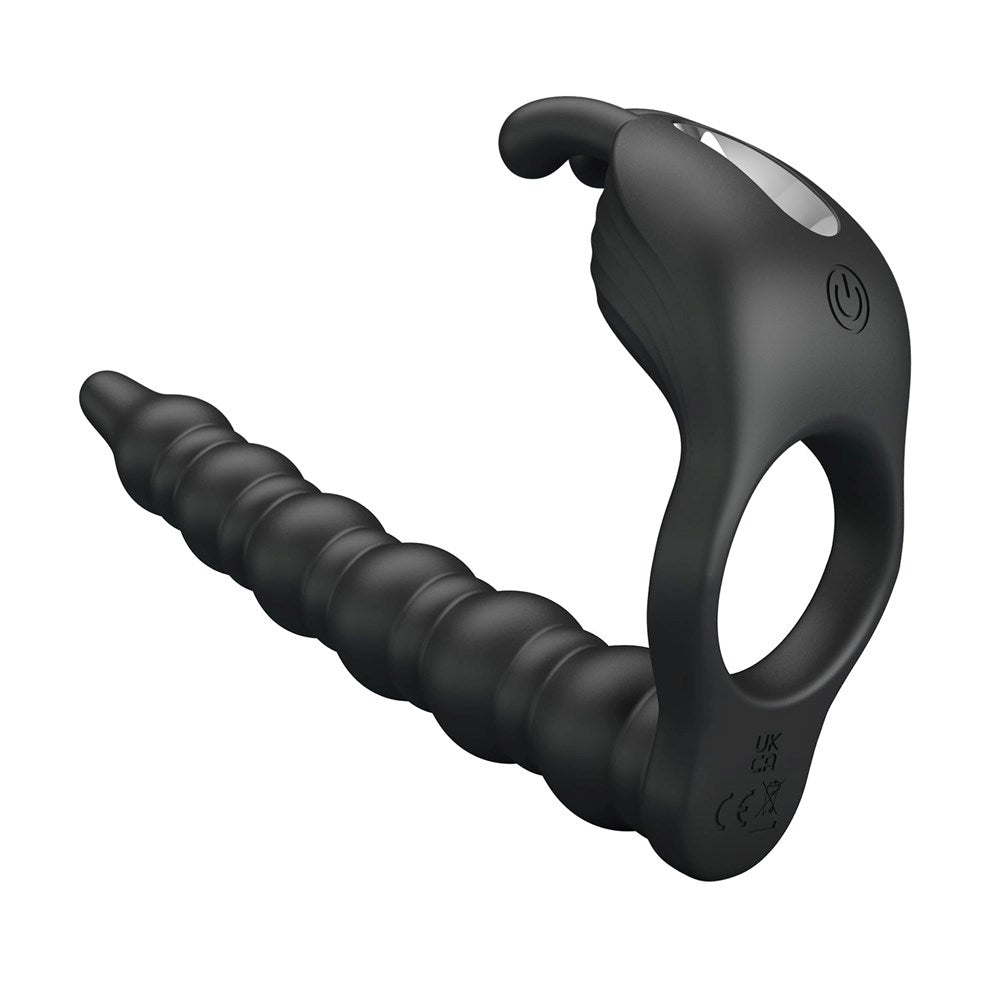 Party Up MARCUS Vibrating Cock Ring & Anal Plug - Vibrating Cock Rings