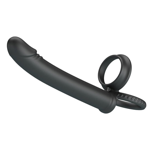 Party Up MARTIN Cock & Ball Rings with Double Penetrator - Vibrating Cock Rings