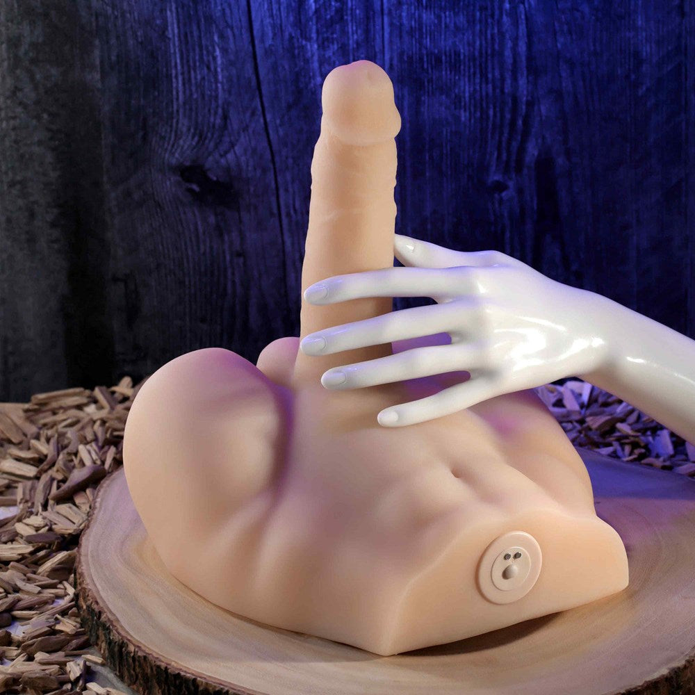 Evolved EASY RIDER Male Torso with Vibrating Penis - Vibrating Dildos