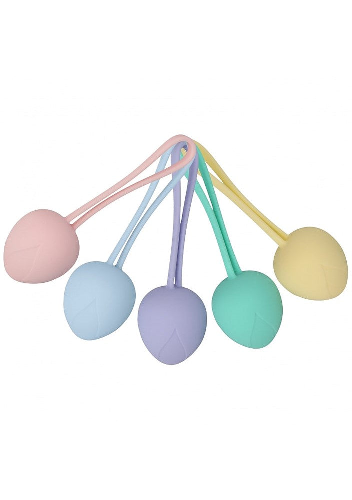 Shots Toys LOVELINE PelviFit Coloured Kegel Kit - - Love Eggs and Kegel Exercisers