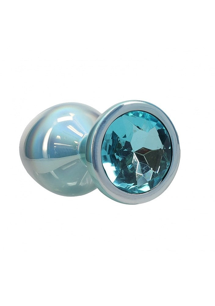 OUCH! Paris Collection Metallic Butt Plugs with Gem Bases - Butt Plugs