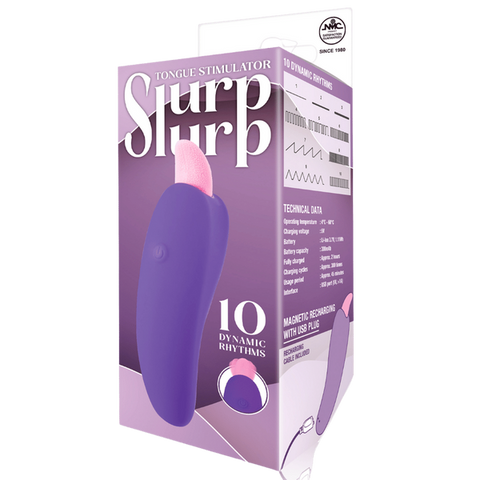 Excellent Power Slurp Slurp Adult Tongue Stimulator - Finger and Tongue Vibrators