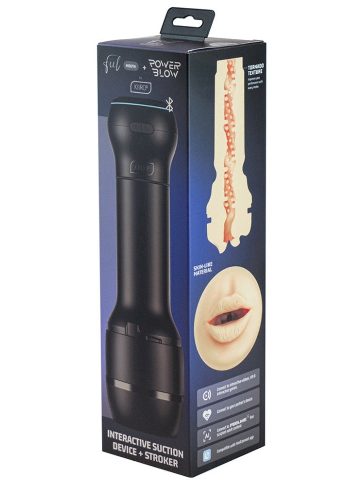 Kiiroo PowerBlow and Feel Mouth Stroker Combo Set - Masturbators and Strokers