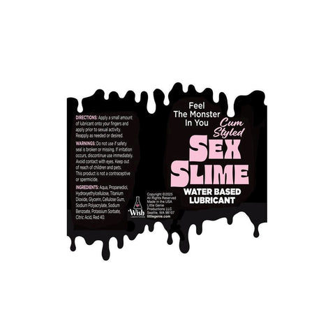Little Genie Sex Slime Cum Style Creature Lubricant Pink - Water Based Lubes