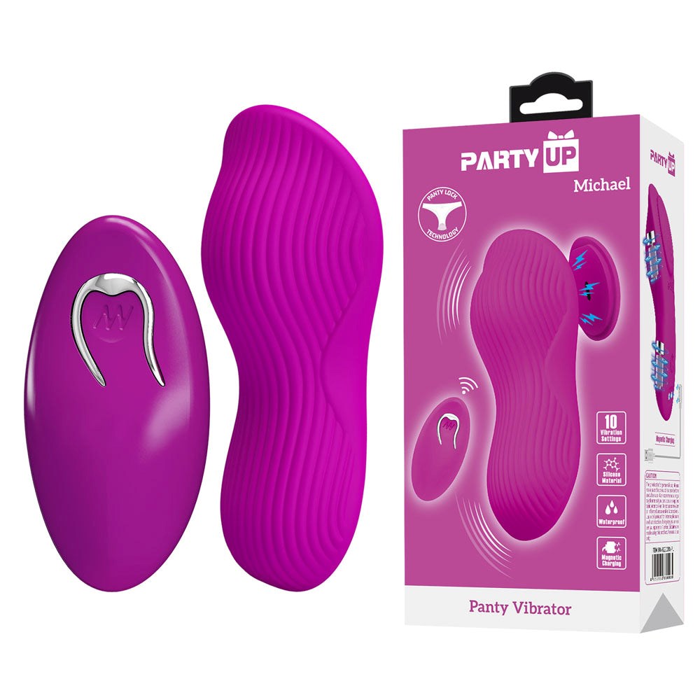 Party Up MICHAEL Wireless Remote Control Panty Vibrator - - Remote Control Vibrators