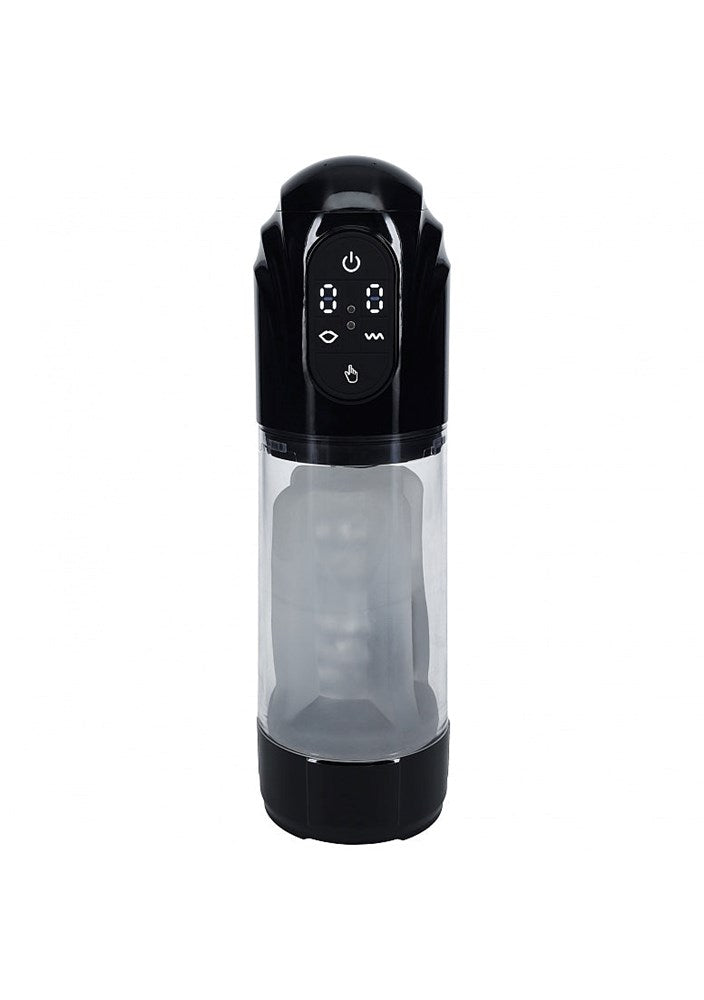 Shots Toys PUMPED TechnoThrust Rechargeable Auto Maturbator - Masturbators and Strokers
