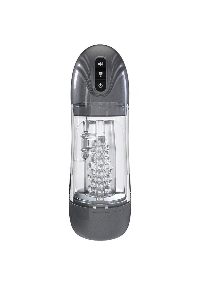 Shots Toys PUMPED SonicPull Vibrating Auto Masturbator - Masturbators and Strokers