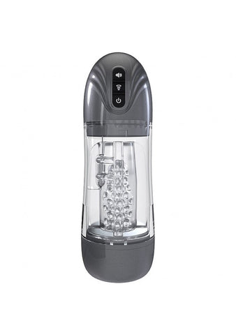 Shots Toys PUMPED SonicPull Vibrating Auto Masturbator - Masturbators and Strokers