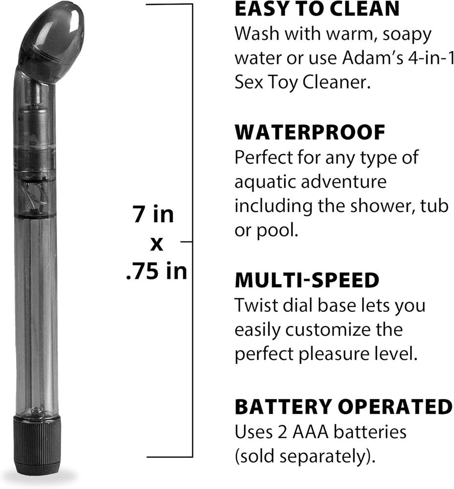 Adam & Eve Waterproof Vibrating Prostate Massager 17.8 cm - Prostate Toys