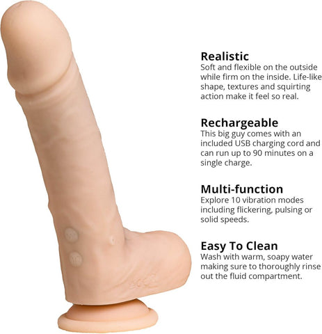 Adam & Eve THE MONEY SHOT SQUIRTER Realistic Dong - Realistic Dildos