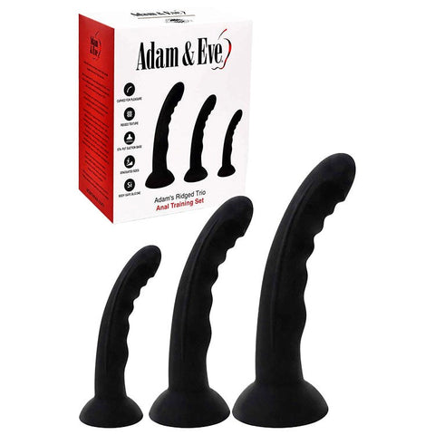 Adam & Eve ADAMS RIDGED TRIO Anal Training Dildo Kit - Anal Dildos