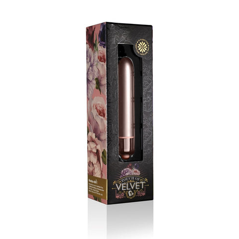 Rocks Off Touch of Velvet Rose Blush Bullet Vibrator - Bullet Vibrators