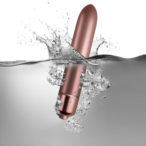 Rocks Off Touch of Velvet Rose Blush Bullet Vibrator - Bullet Vibrators