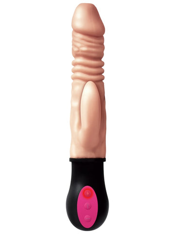 Nasstoys Natural Realskin Hot Cock Rotating Thrusting Dildo - Vibrating Dildos