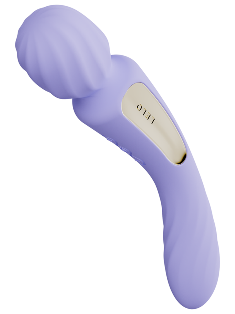 LELO Switch Dual Ended App Control Body Wand Vibrator - Lilac - Body Wands