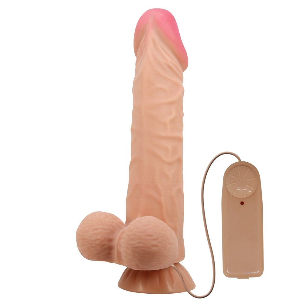 Pretty Love Sadik 9.4 Inches Realsitic Vibrating Dong - Vibrating Dildos
