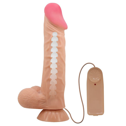 Pretty Love Sadik 9.4 Inches Realsitic Vibrating Dong - Vibrating Dildos