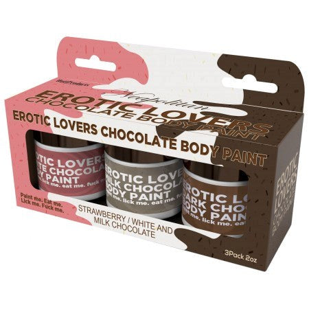 Hott Products Chocolate Lovers Neapolitan Body Paints - Party Gifts and Novelties