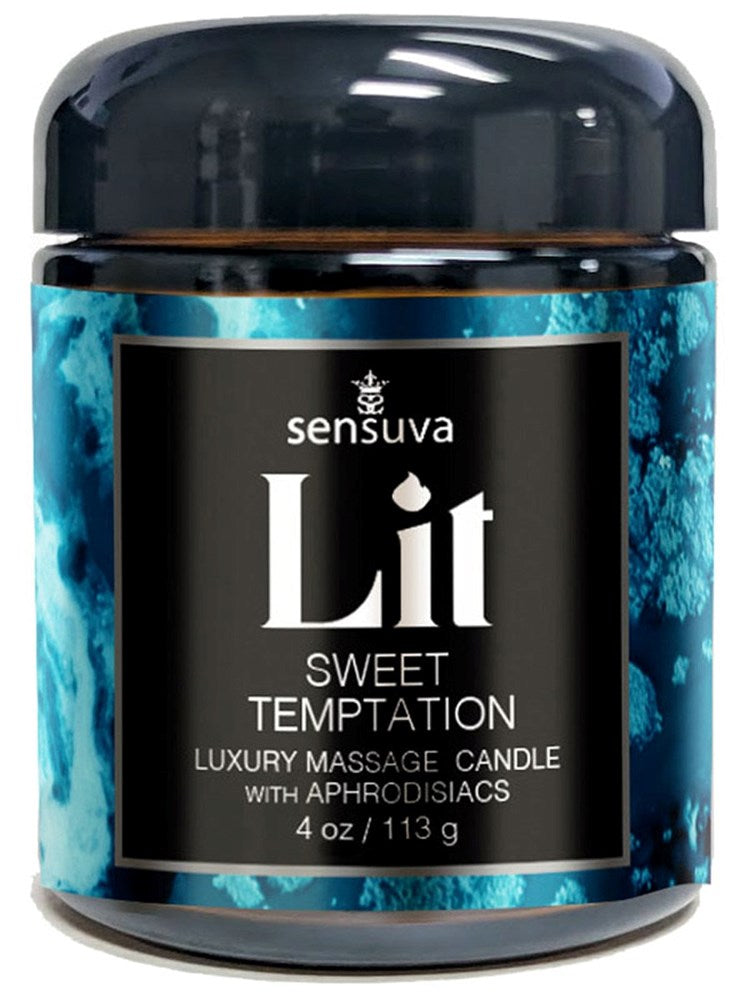 Sensuva On Lit Sweet Temptation Luxury Massage Candle 118ml - Default Title - Sex Pheromones and Perfumes