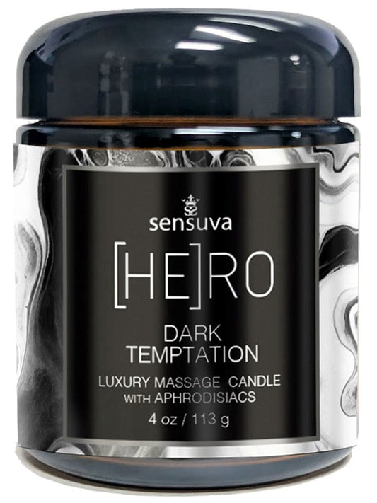 Sensuva On HERO Dark Temptation Luxury Massage Candle 118ml - Sex Pheromones and Perfumes