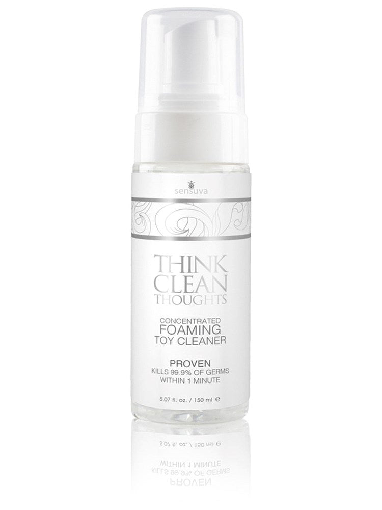 Sensuva On Think Clean Thoughts Foaming Toy Cleaner 150ml - Adult Toy Cleaner