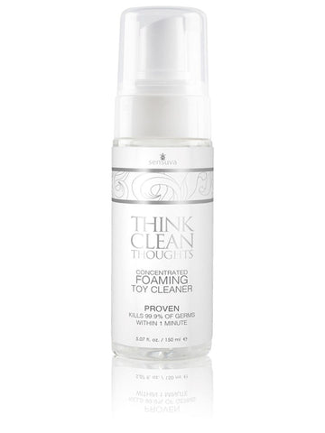 Sensuva On Think Clean Thoughts Foaming Toy Cleaner 150ml - Adult Toy Cleaner
