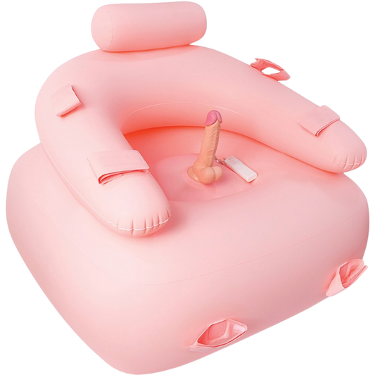 Hott Products Get Down On It Inflatable Vibrating Dildo - Vibrating Dildos