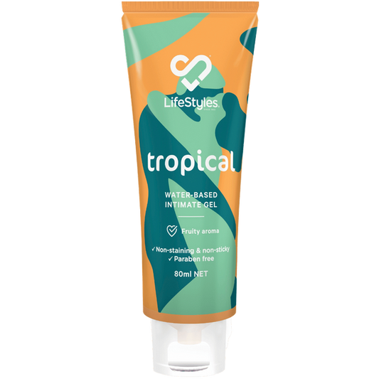 Ansell Tropical Water-based Intimate Gel 80ml - Water Based Lubes