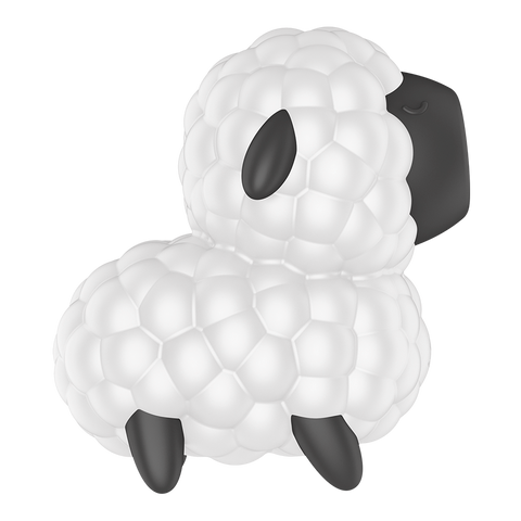 Satisfyer Dreamy Sheep Vibrating Air Pulse Stimulator - Clit Ticklers and Pulsators