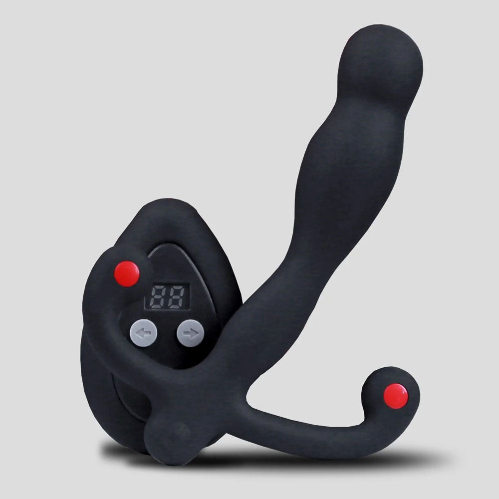 Aneros Eupho Syn V Vibrating Prostate Massager with Remote - Black - Prostate Toys