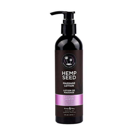 Earthly Body Hemp Seed Scented Massage Lotion 237 ml - Massage Oils and Lubricants