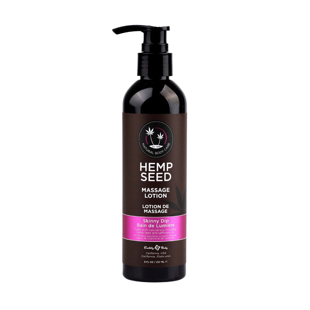 Earthly Body Hemp Seed Scented Massage Lotion 237 ml - Massage Oils and Lubricants