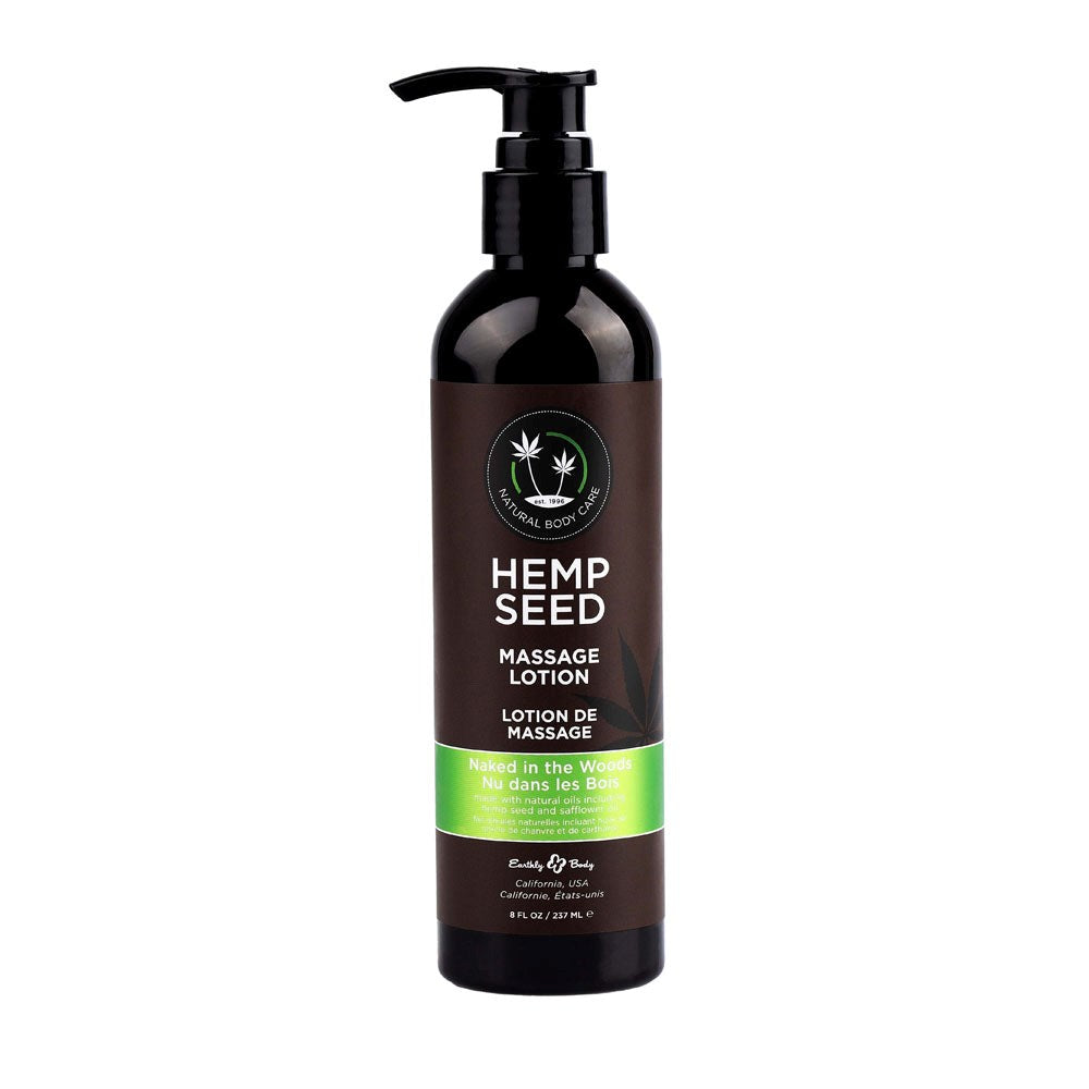 Earthly Body Hemp Seed Scented Massage Lotion 237 ml - Massage Oils and Lubricants
