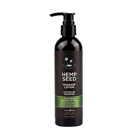 Earthly Body Hemp Seed Scented Massage Lotion 237 ml - Massage Oils and Lubricants