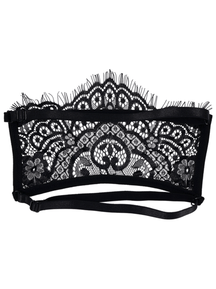 Sportsheets Sex and Mischief Veiled Vision Lace Blindfold - Masks And Blindfolds
