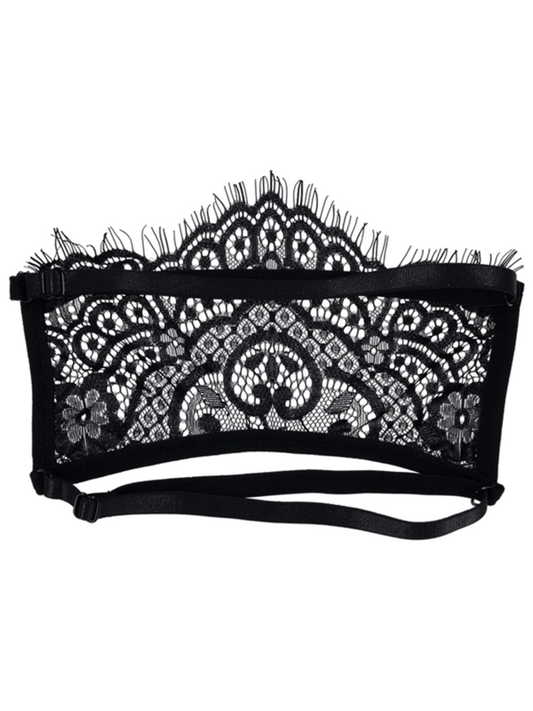 Sportsheets Sex and Mischief Veiled Vision Lace Blindfold - Masks And Blindfolds