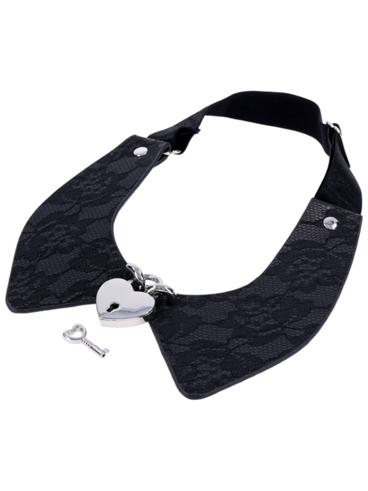 Sportsheets Sex and Mischief Heartbound Lace Day Collar - Collars and Leads