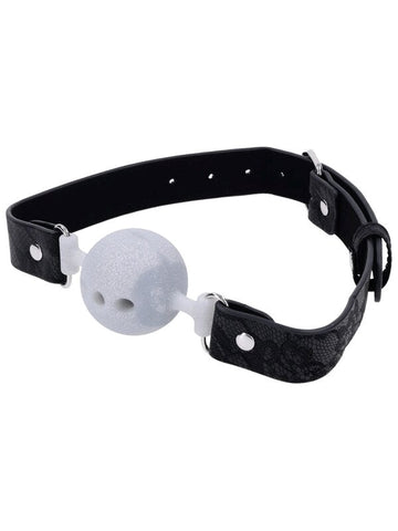 Sportsheets Sex and Mischief Silicone Breathable Ball Gag - Bondage Gags and Bits