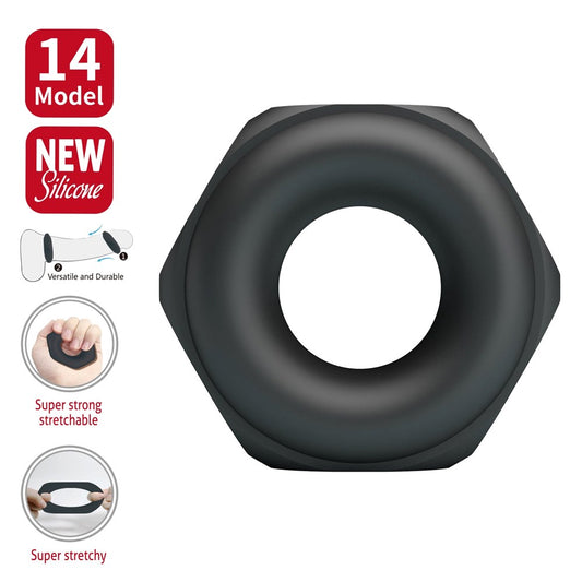 Baile Jarvius Super Soft Silicone Cock Ring No.14 - Stretchy Cock Rings