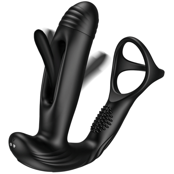 Amovibe Pulse Flapping and Vibrating Prostate Massager - - Prostate Toys