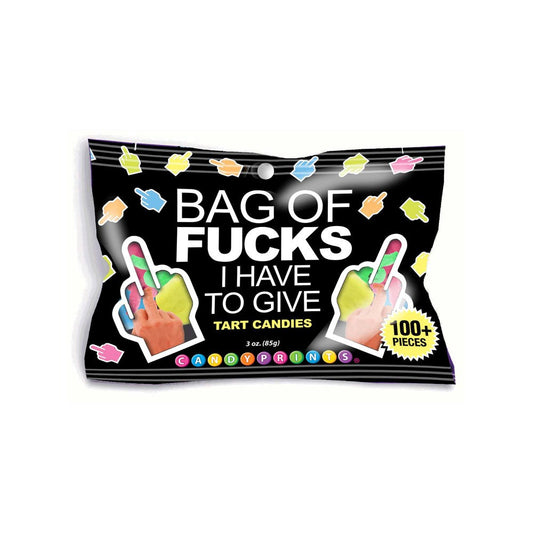Little Genie Bag Of Fucks I Have To Give Fruit Flavoured Lollies - Party Gifts and Novelties