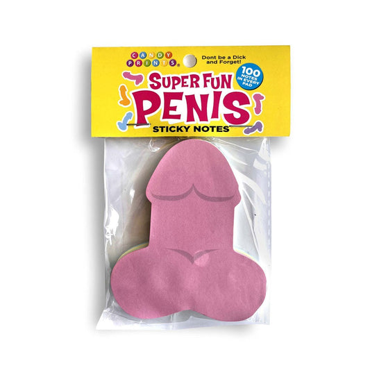 Little Genie Super Fun Penis Novelty Sticky Notes 100 Pack - Party Gifts and Novelties