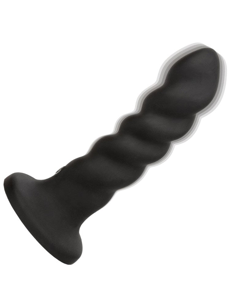 CalExotics Onyxxx Rechargeable Rippled Anal Probe - - Butt Plugs
