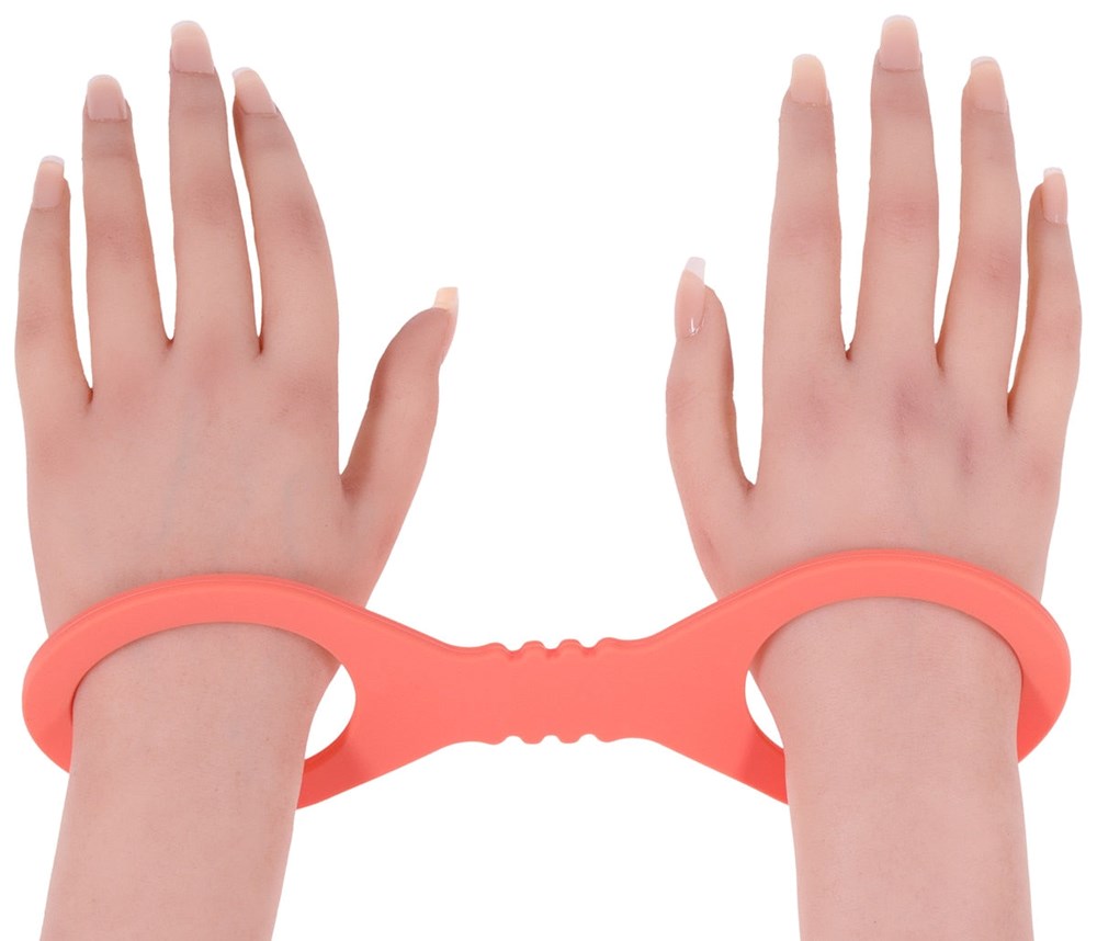 Sex and Mischief Peaches n CreaMe BDSM Silicone Cuffs Peach - Cuffs And Restraints