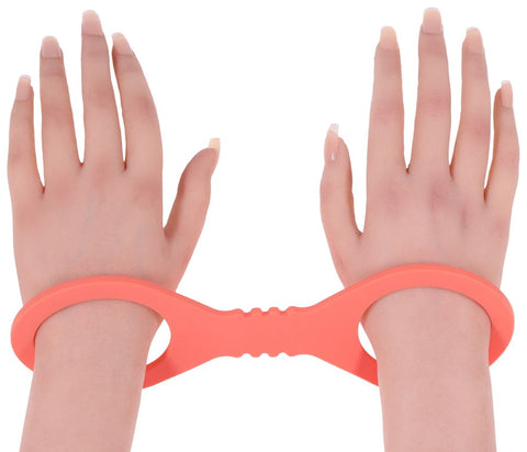 Sex and Mischief Peaches n CreaMe BDSM Silicone Cuffs Peach - Cuffs And Restraints
