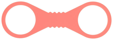 Sex and Mischief Peaches n CreaMe BDSM Silicone Cuffs Peach - Cuffs And Restraints