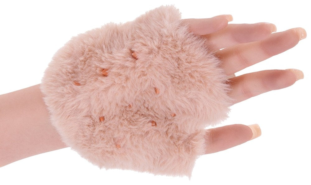 Sex and Mischief Peaches n CreaMe Spiked Sensory Glove - Wigs and Gloves