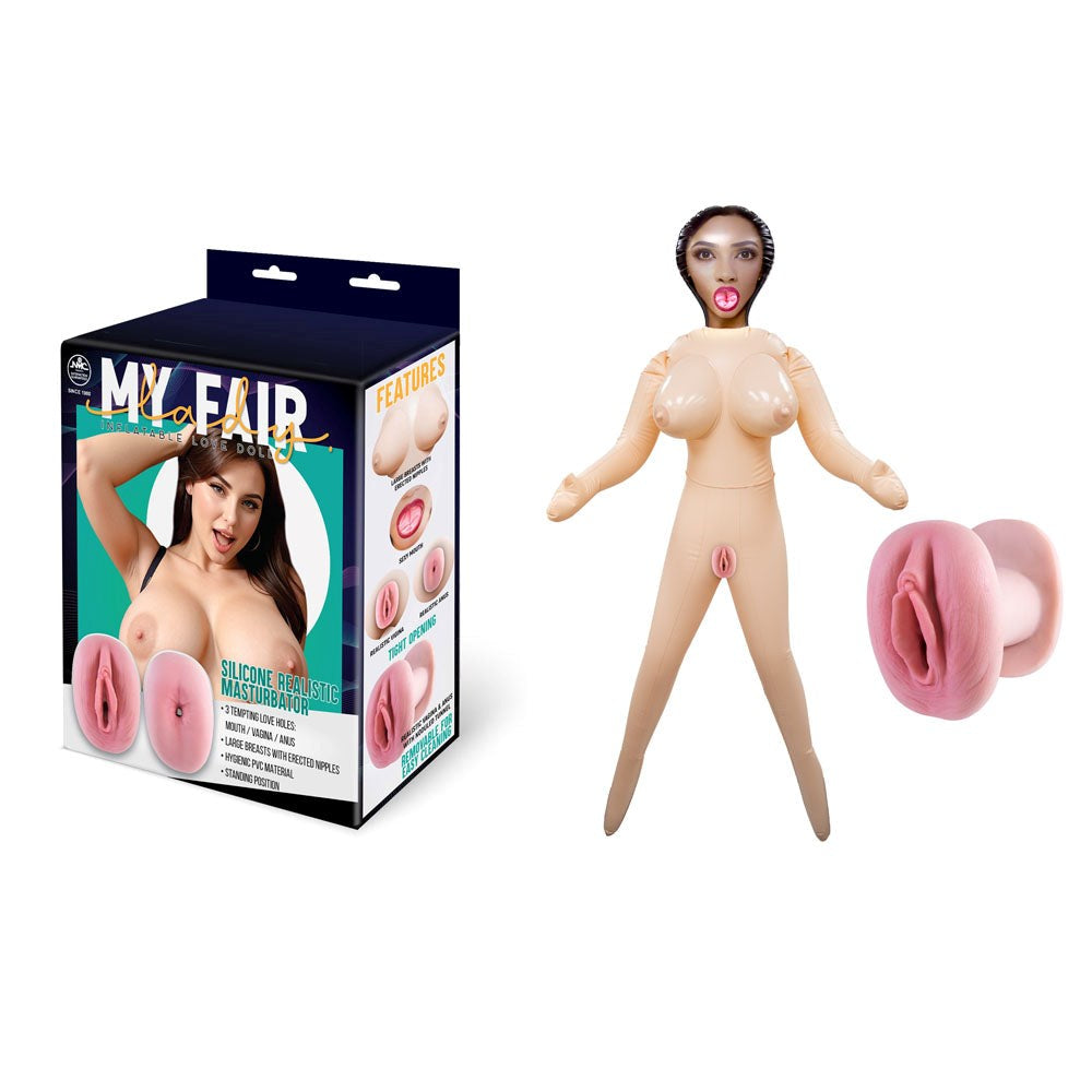 Nanma My Fair Lady Inflatable Standing Love Doll - Flesh - Love Dolls