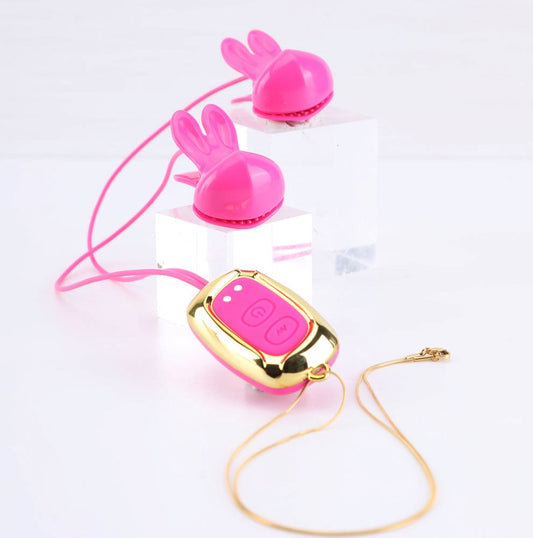 Maia MOLLI Rechargeable Vibrating Nipple Clamps & Necklace - Nipple and Clit Clamps